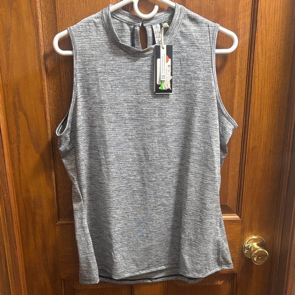 adidas Heather Gray Tank Top Sz XL NWT